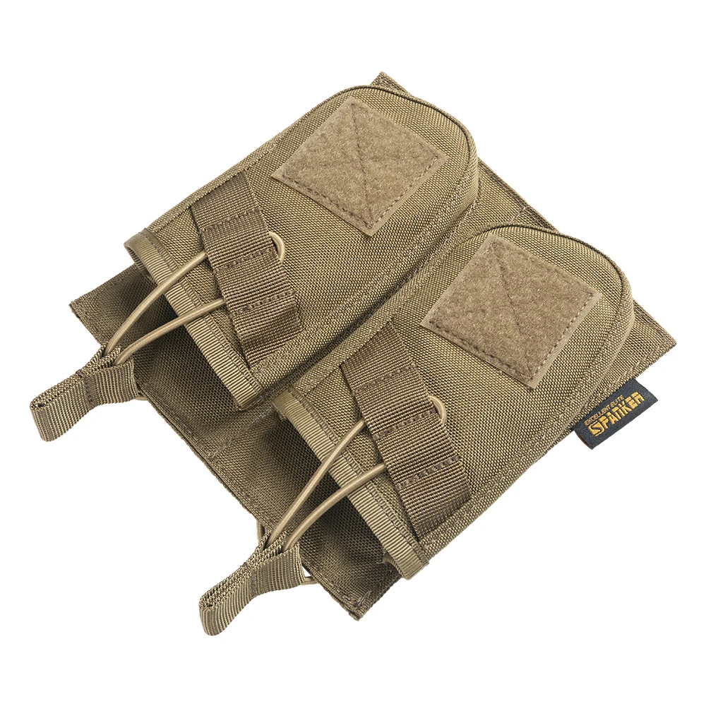 Bolsa táctica para revistas, 7,62mm, doble tapa abierta, AK AR Mag, accesorios para pistola Airsoft, funda para antorcha - imagen 5