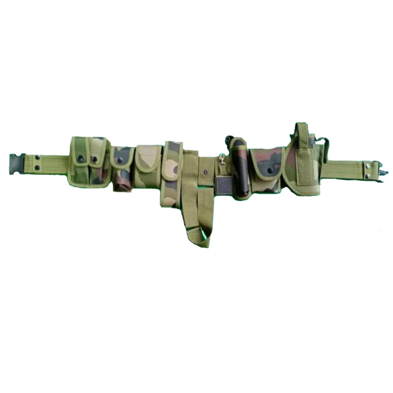 Cinturón táctico soporte lumbar ajustable para policía con bolsa - imagen 2