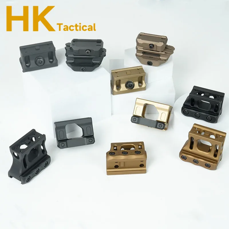 Soporte óptico táctico de punto rojo, montaje de riel de aleación de aluminio de 20mm para accesorios de Base Airsoft, 1,53 pulgadas, 1,54 pulgadas y 1,93 pulgadas