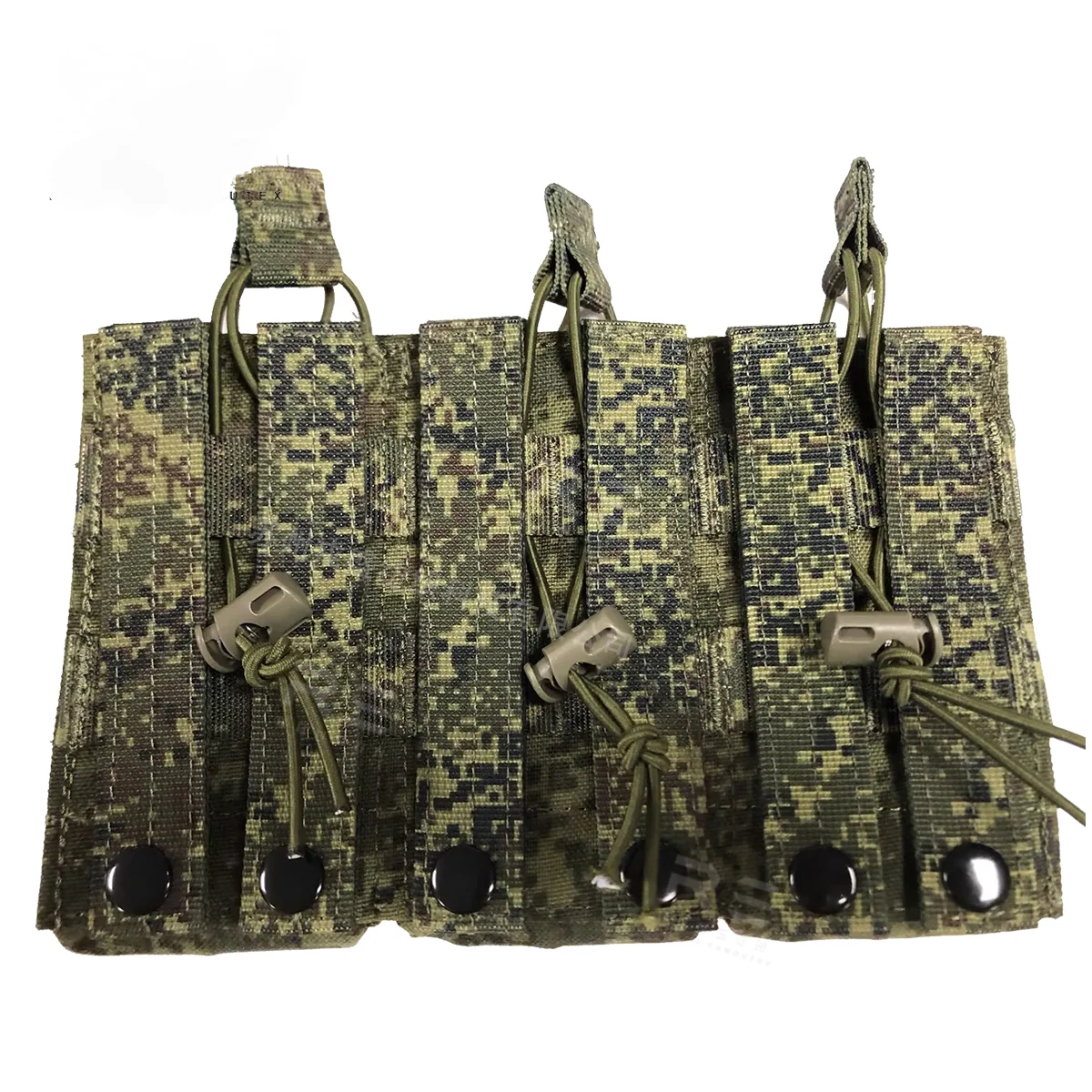 Camuflaje personalizado táctico de liberación rápida Triple 5,56 7,62 insertar Clip revista bolsa frontal Mag Panel expansión para chaleco LV119 FSCK AVS - imagen 3