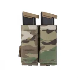 Emersongear doble LCS pistola revista bolsa táctica ligera Mag bolsa MOLLE funda caza senderismo combate Camping Nylon EM9772