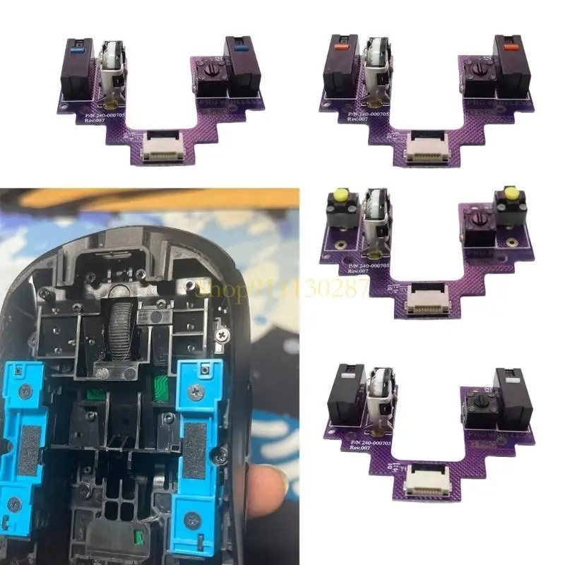 Tablero botones microeswitches soldados J1HC para placas placas para mouse Gprowireless - imagen 2