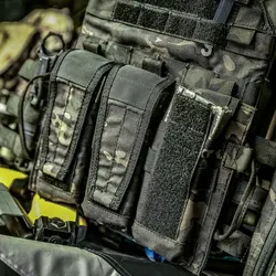 Emersongear funda triple MOLLE modular con solapa para chaleco AVS