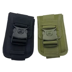 Bolsa táctica MOLLE para teléfono con clip de cinturón y tarjetero