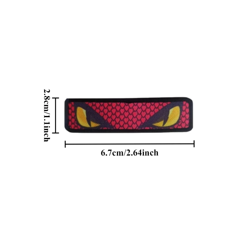 Parche estampado de ojos Boa para ropa, accesorios tácticos y militares, insignia de moral, parches de gancho y bucle, pegatinas para mochila - imagen 4