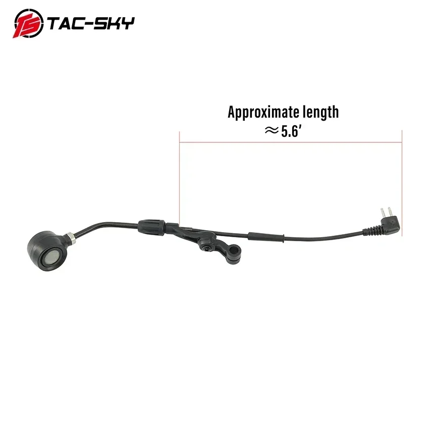 TAC-SKY C5 auriculares de caza micrófono accesorio para COMTA II III COMTA IV auriculares tácticos walkie-talkie auriculares de tiro - imagen 3