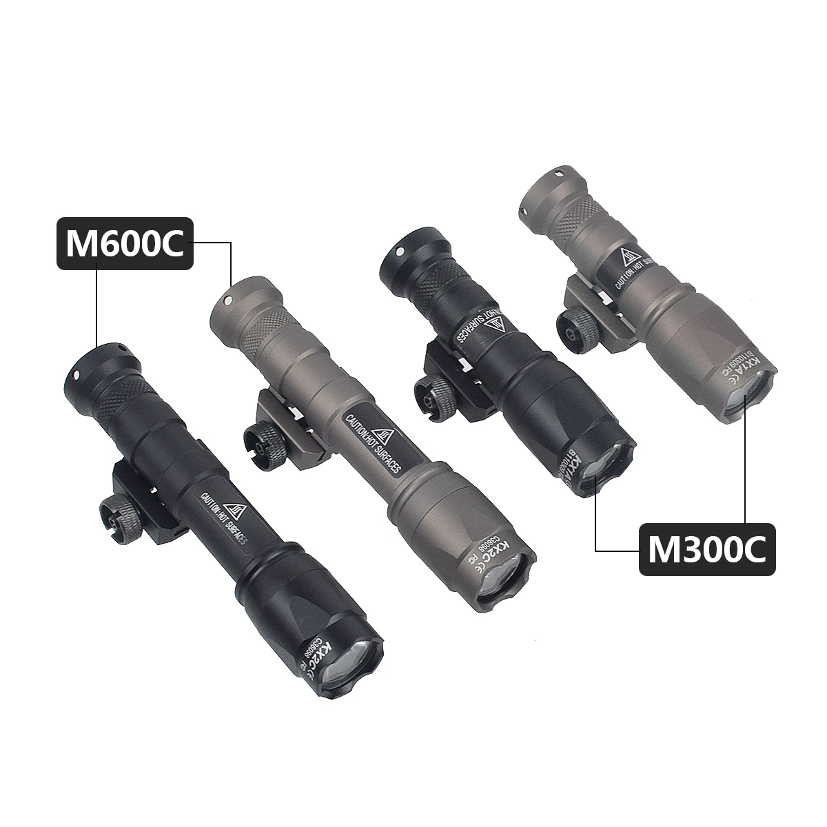 Botón táctico caliente presión remota SF interruptor cola Surefire M300 M600 m-lok Keymod 20mm Rail Rifle Airsoft Scout arma luz - imagen 5