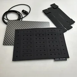 Tablero médico modular SS placa fibra carbono respaldo gancho