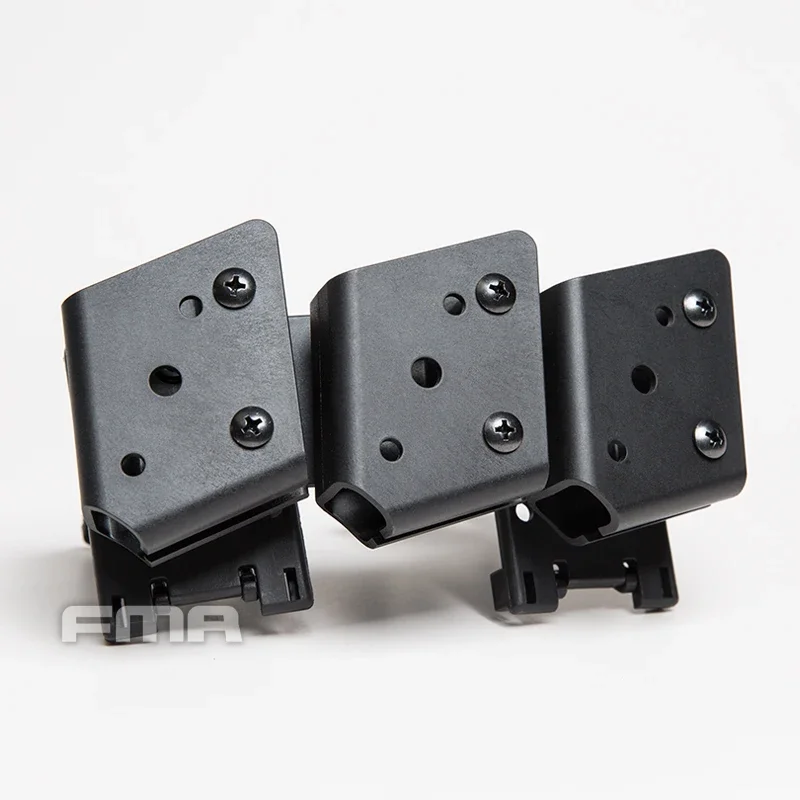 FMA IPSC USPSA IDPA caza Clase abierta revista bolsa ajuste 9mm velocidad de competición pistola Mag funda Airsoft 3 uds soporte de cinturón