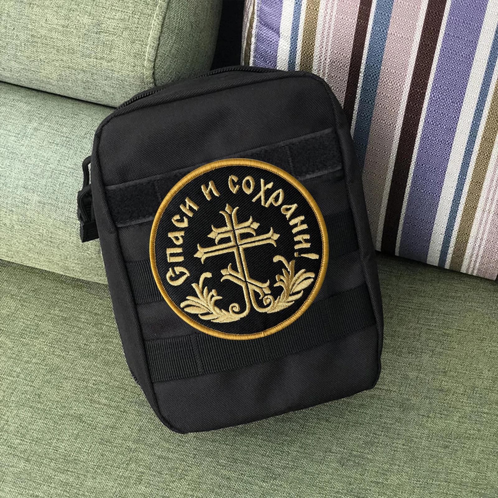 Parche táctico "Save and Bless", parches bordados con gancho y bucle, brazalete, insignia de moral militar, mochila, pegatinas para ropa