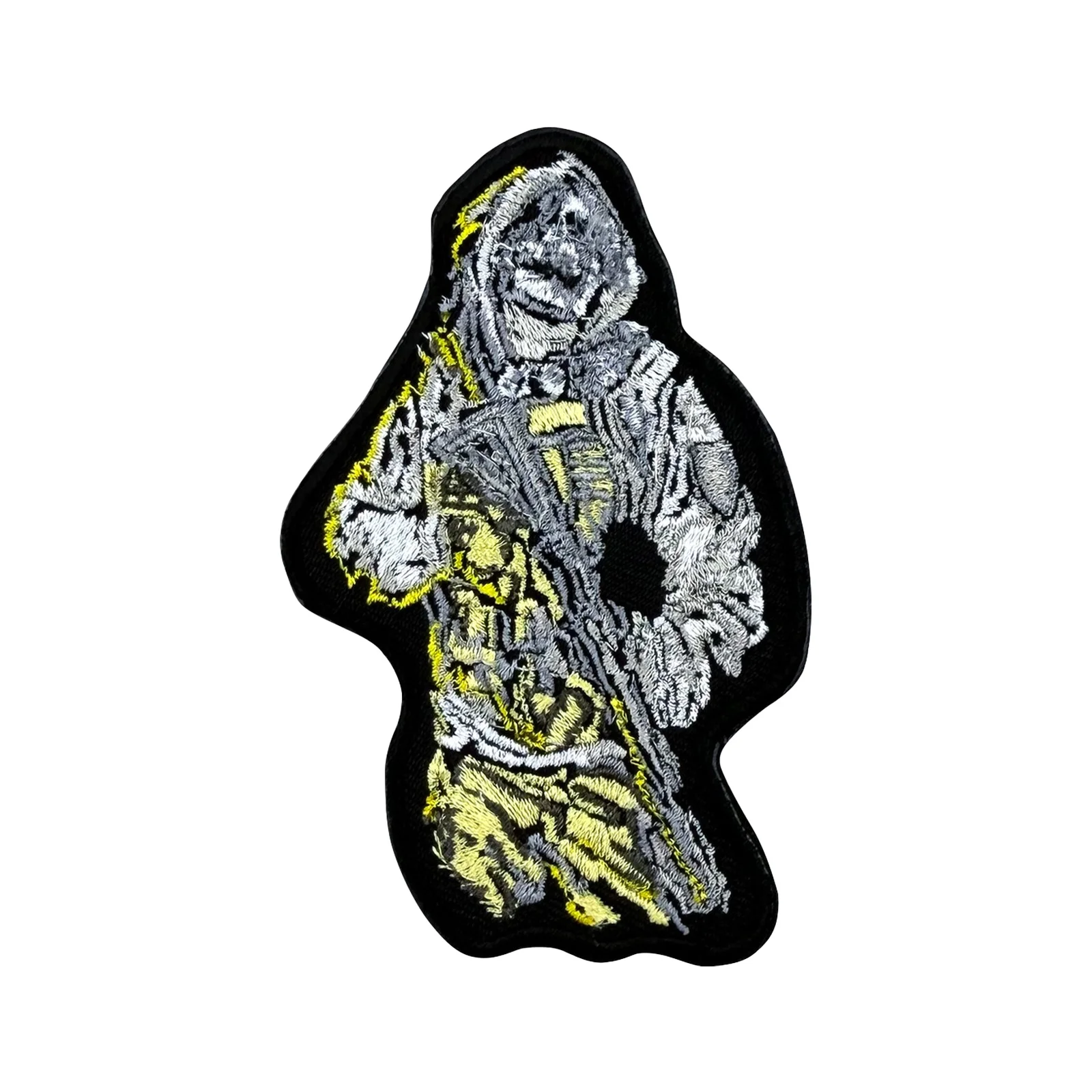 Parche de Velcros con símbolo de cinta de St George, insignia bordada con cierre de gancho y bucle divertido para mochila táctica Molle, chaqueta