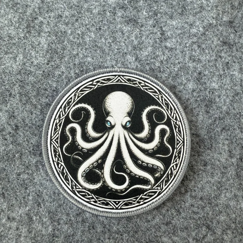 Parche táctico de tótem Animal con estampado de gancho y bucle, insignia de moral, brazalete militar, mochila, apliques decorativos para ropa - imagen 5