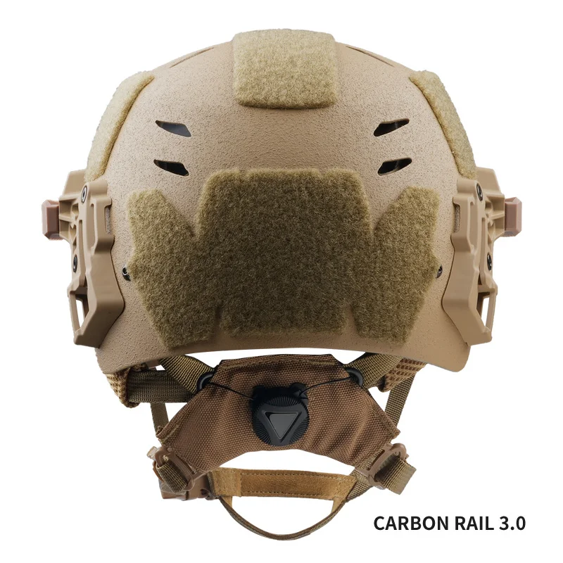 Casco táctico airsoft Wendy versión de fibra de carbono forro avanzado seguridad rescate de emergencia esquí sombrero escalada entrenamiento rescate - imagen 4