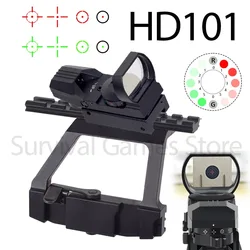 Montura LAMBUL para Riel Lateral de Rifle AK, Mira Óptica de Punto Rojo, Mira Reflex para Pistola, Mira Holográfica para Rifle, Airsoft