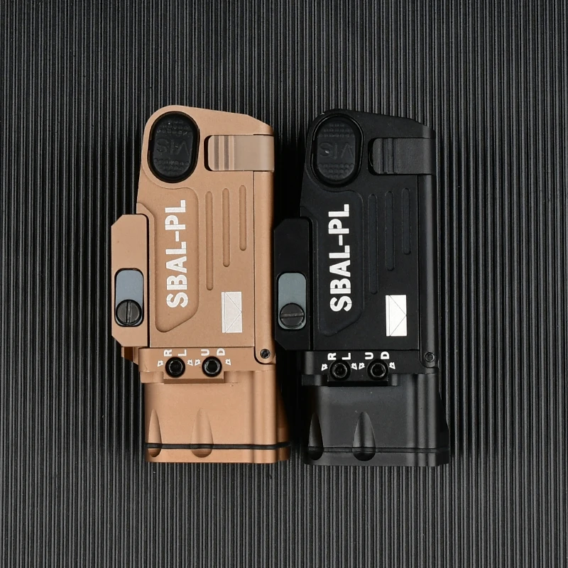 WADSN-linterna láser táctica SBAL PL, lámpara láser roja y verde, luz de explorador Airsoft CNC de Metal, equipo de caza al aire libre apto para riel de 20mm - imagen 3