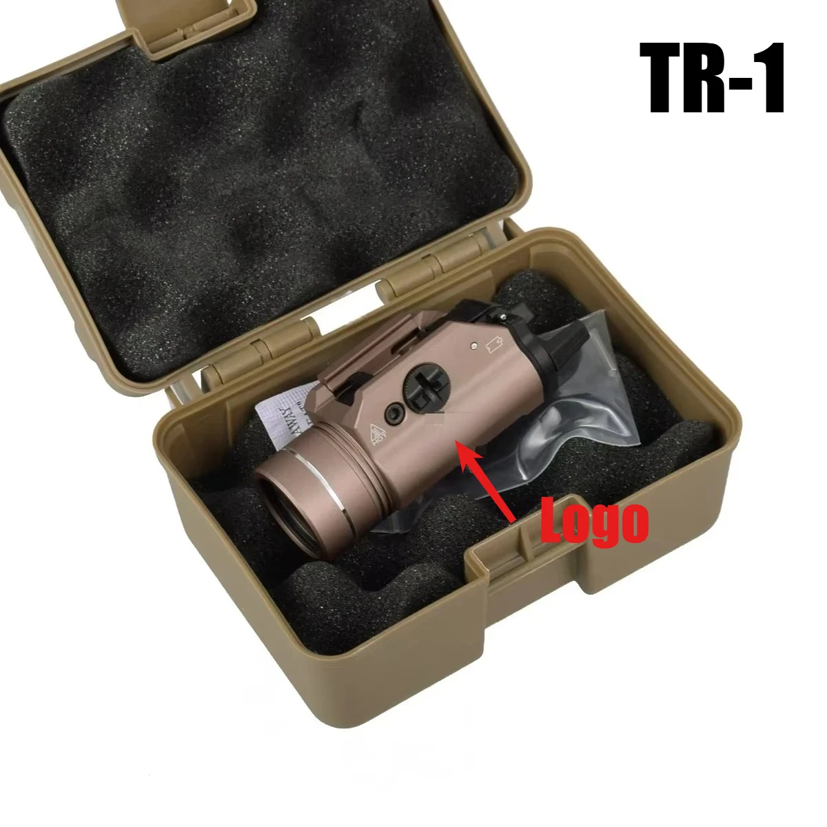 TR-1 TR-7 táctico arma linterna Metal 1000 lúmenes TR7 luz estroboscópica LED para 20mm Glock 17 Airsoft Rifle Scout antorcha - imagen 3