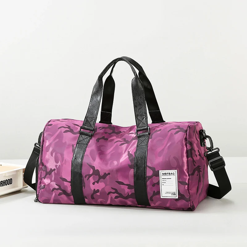 Bolso deportivo de viaje para Fitness, gimnasio, Yoga, zapatos húmedos secos, bolsillo, entrenamiento de acampada, bolso cruzado, viaje de negocios, desplazamientos, universidad