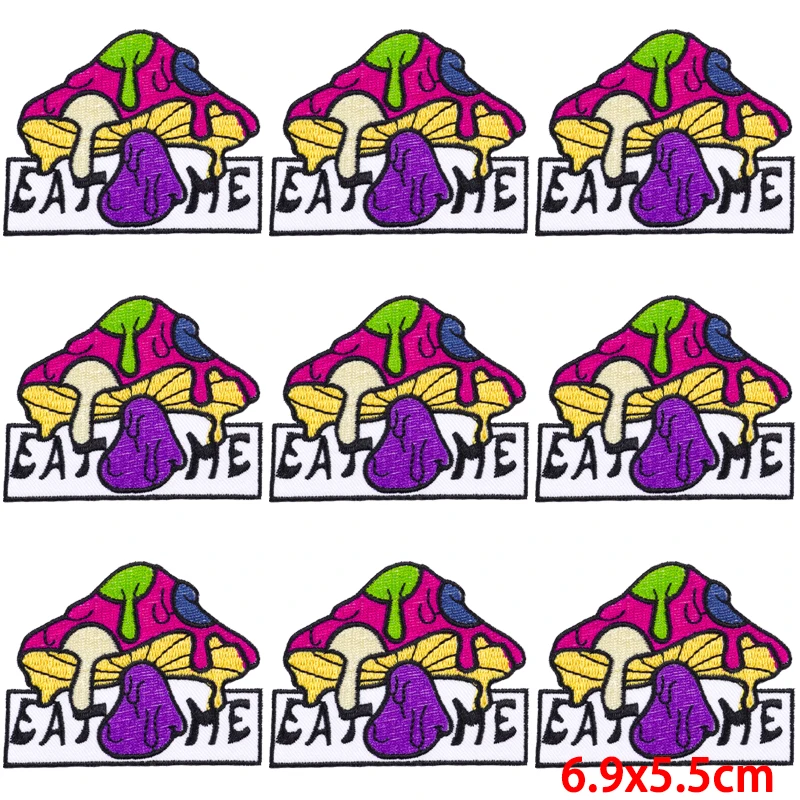 Parches bordados de setas para ropa, Parche de naturaleza, Parche de bola mágica para planchar en la ropa, pegatinas para ropa, 10 unidades por lote - imagen 5