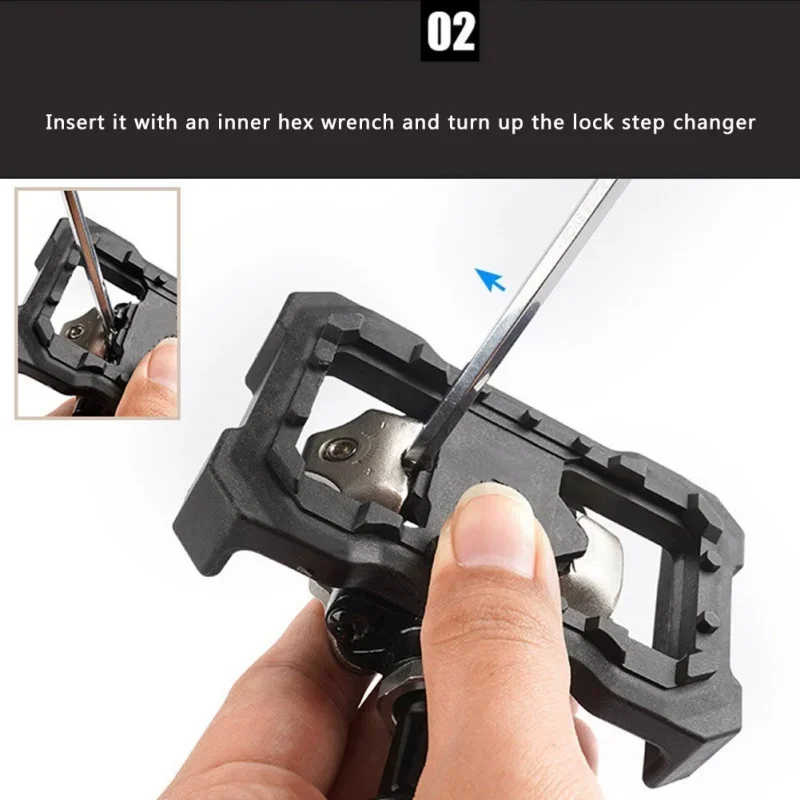 Adaptador de pedales bici sin calas a plataforma plana antideslizante - imagen 5