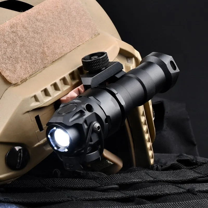 WADSN-linterna táctica de Metal KIJI Airsoft, luz de explorador de K1-10 grados con interruptor de presión de doble función, compatible con Mlok Keymod Rail - imagen 2