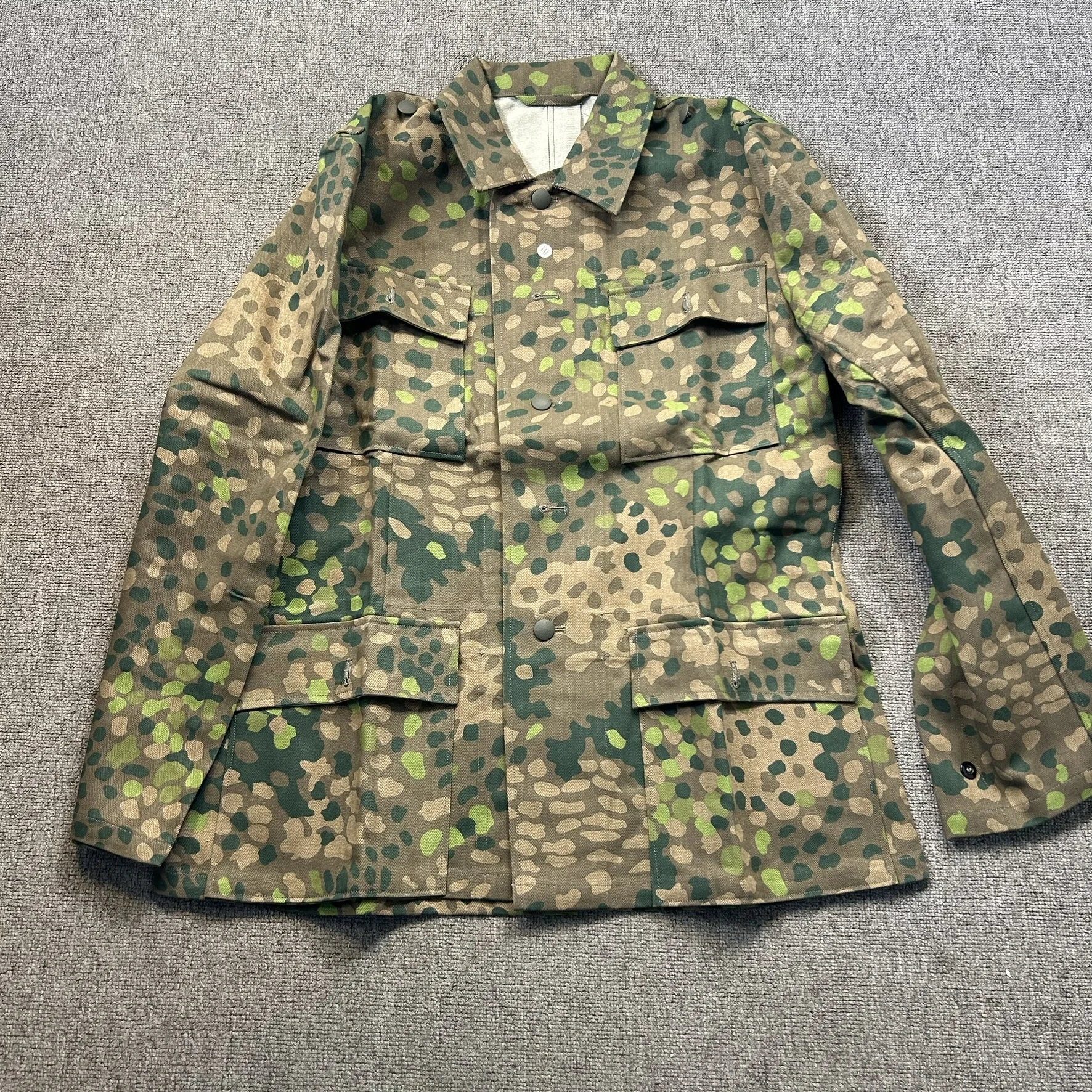 Dot44 Uniforme militar camuflaje Pea M43 alemán para recreación