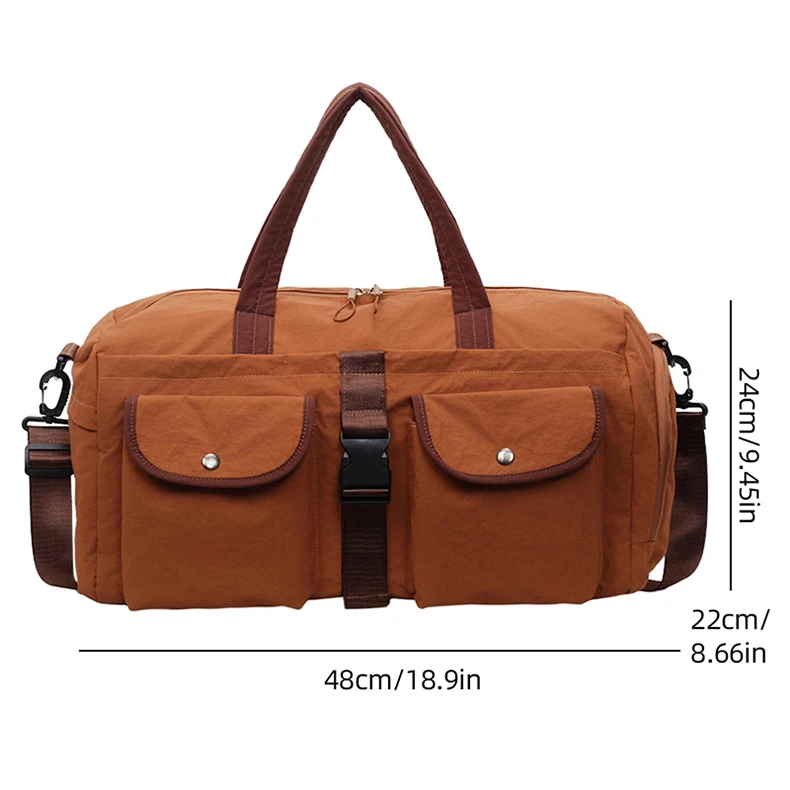 Bolso cruzado con compartimentos para deporte y viaje