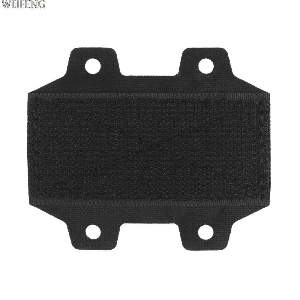 Adaptador de funda de pistola de cinturón ligero táctico MHA, Panel de montaje de adaptador de funda Modular de caza con puente de gancho y bucle - imagen 3