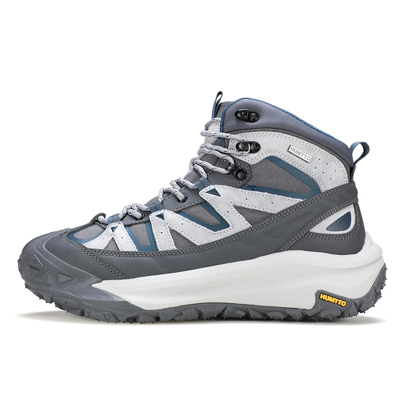 HUMTTO-zapatos de senderismo de piel de vaca para hombre, botas de caza impermeables, botas de nieve para mujer, zapatos de trekking al tobillo, zapatillas para caminar - imagen 5