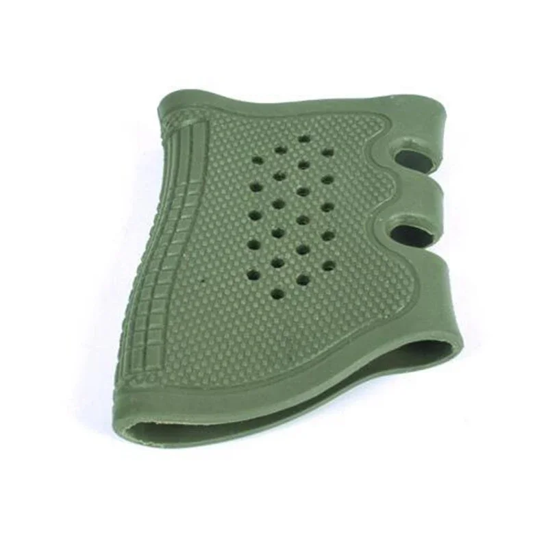 Funda de goma con agarre para pistola táctica, funda para guante de revista, antideslizante para la mayoría de pistolas GL 17/19, accesorios de caza - imagen 5
