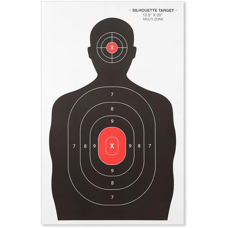 5/10/20 piezas objetivos de tiro 14*22 pulgadas papel objetivo esqueleto Zombie objetivos para pistola tiro Airsoft arco flecha Pellet - imagen 2