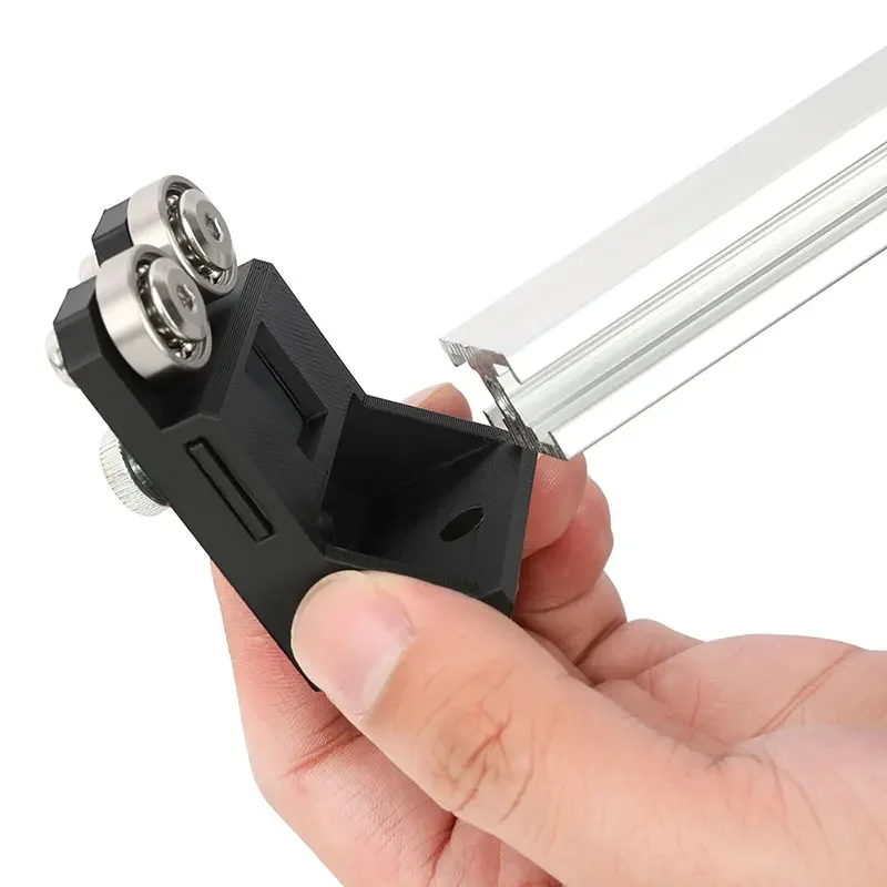 Probador de columna vertebral de eje de flecha de tiro con arco, amoladora de rectitud, herramienta multifuncional plegable, aleación de aluminio para tiro de caza con arco - imagen 5