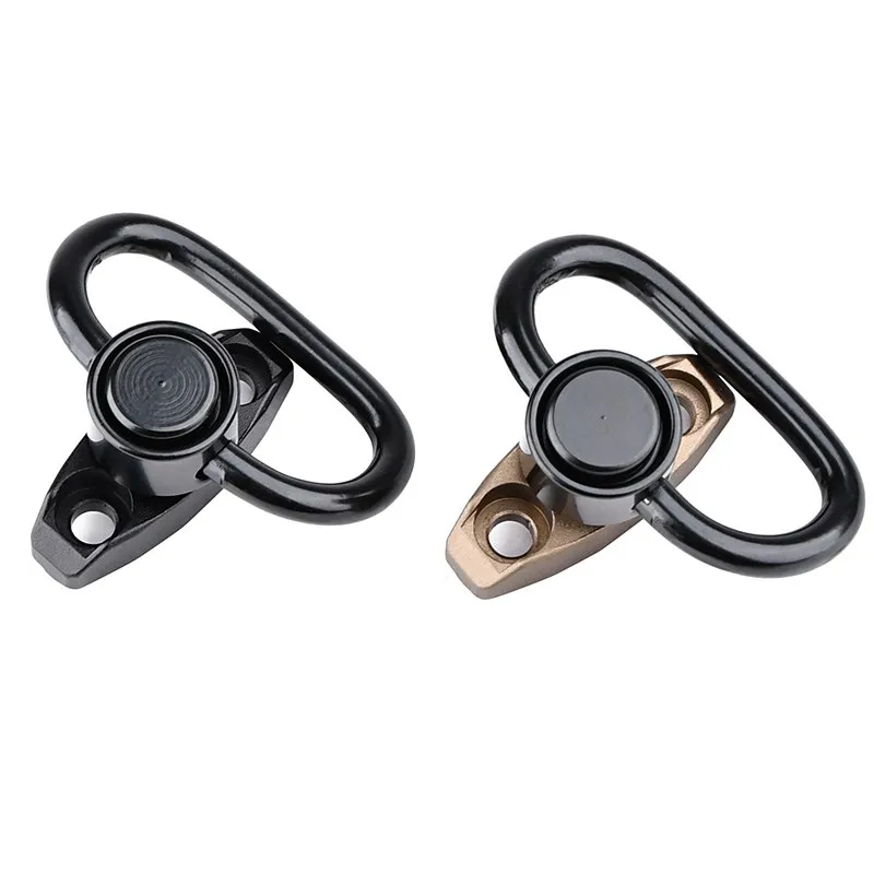 WADSN-montaje táctico de Metal QD para M-LOK Keymod montaje Base accesorios montaje Base Correa giratoria hebilla Botón de liberación rápida - imagen 3