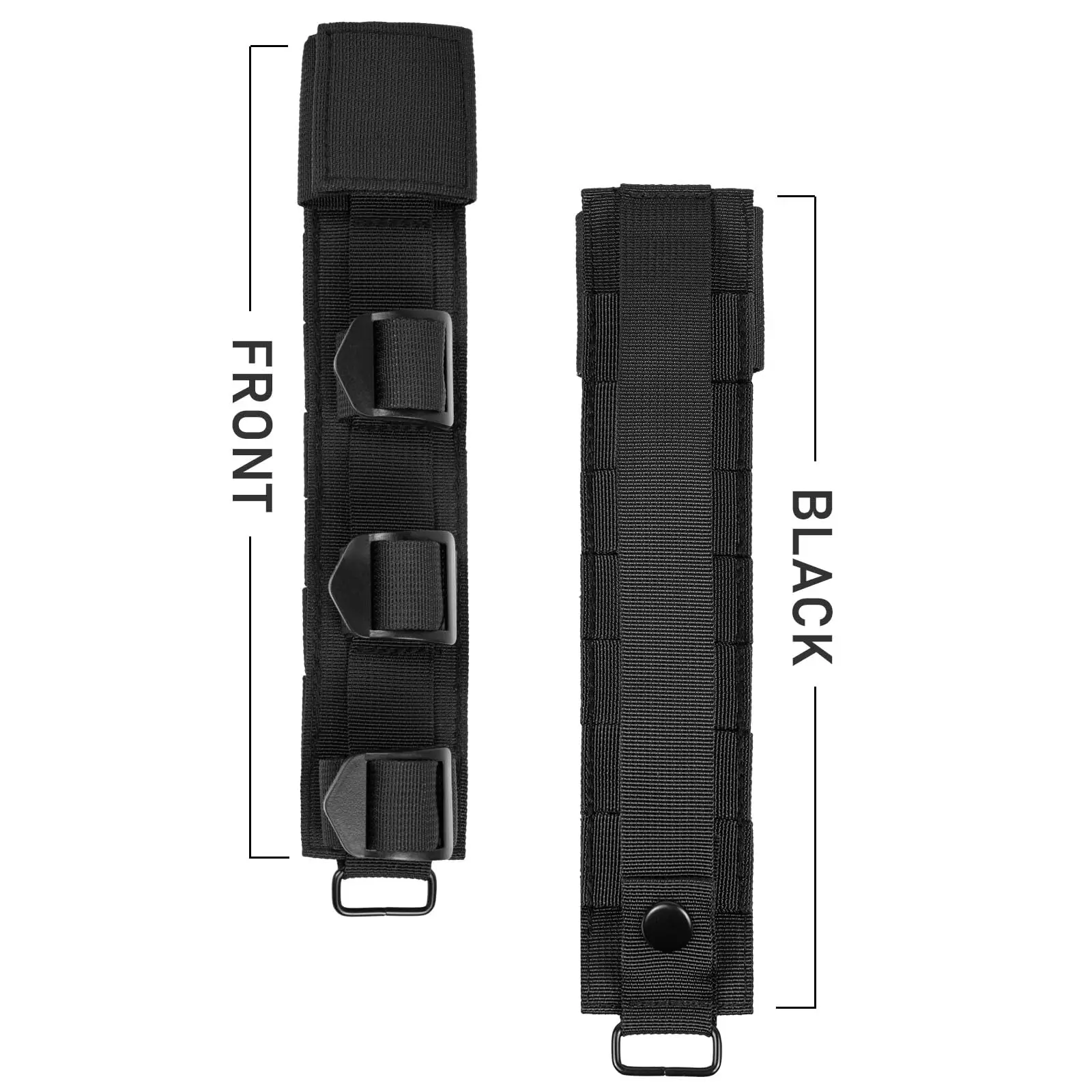 Soporte MOLLE para linterna táctica con funda de transporte - imagen 3