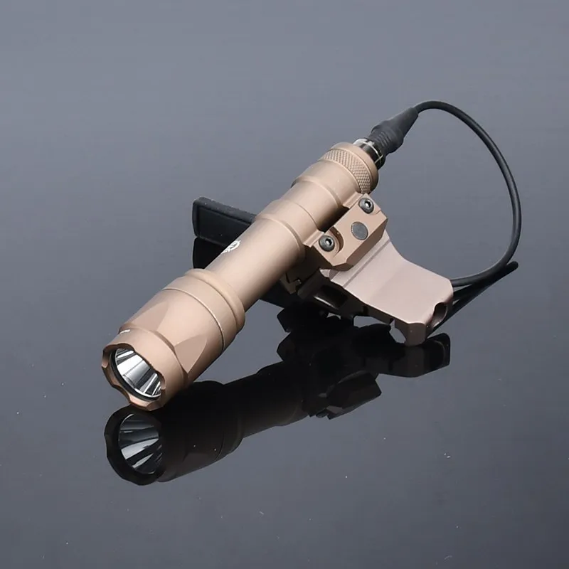 Wadsn-Base de montaje de luces de explorador de caza, montaje en Offset de Metal, montaje táctico M300 M600, soportes Dani-defens, compatible con MLOK KEYMOD, Riel de 20mm - imagen 4