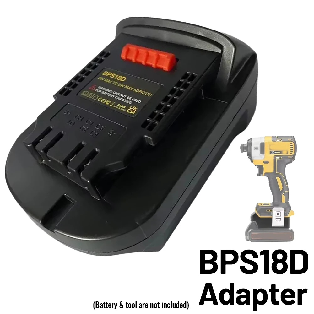 Adaptador BPS18D batería Black & Decker 18V para herramientas Dewalt