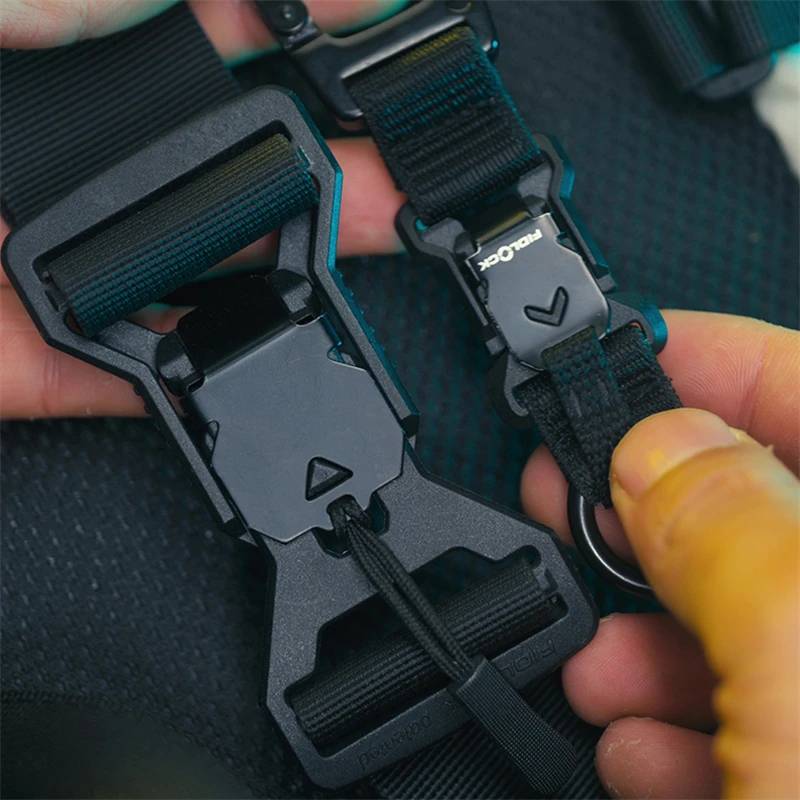 Hebilla adaptadora de bucle de correas tácticas EDC, cordón multiusos para colgar llaves, decoración de mochila DIY - imagen 3