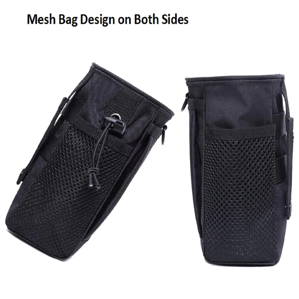 Paquete de 1/2 bolsas de basura Molle, bolsa para revistas con cordón, cinturón de utilidad ajustable, funda de cadera, bolsa para almacenamiento de municiones al aire libre - imagen 4