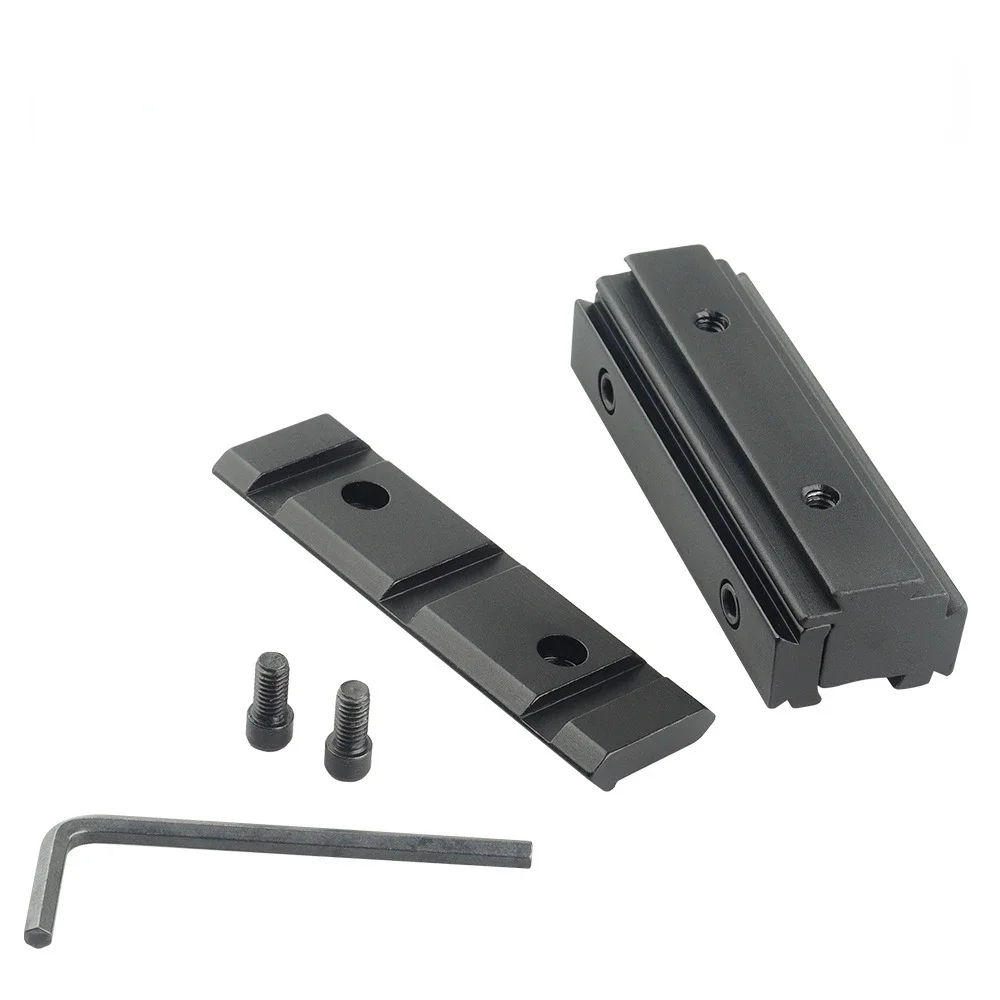 Montaje elevador de alcance de caza, cola de milano de 11MM a 20MM, convertidor de riel Weaver, Base adaptadora de montaje de mira telescópica óptica - imagen 3