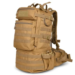 Mochila táctica 50L sistema MOLLE – Caza y senderismo