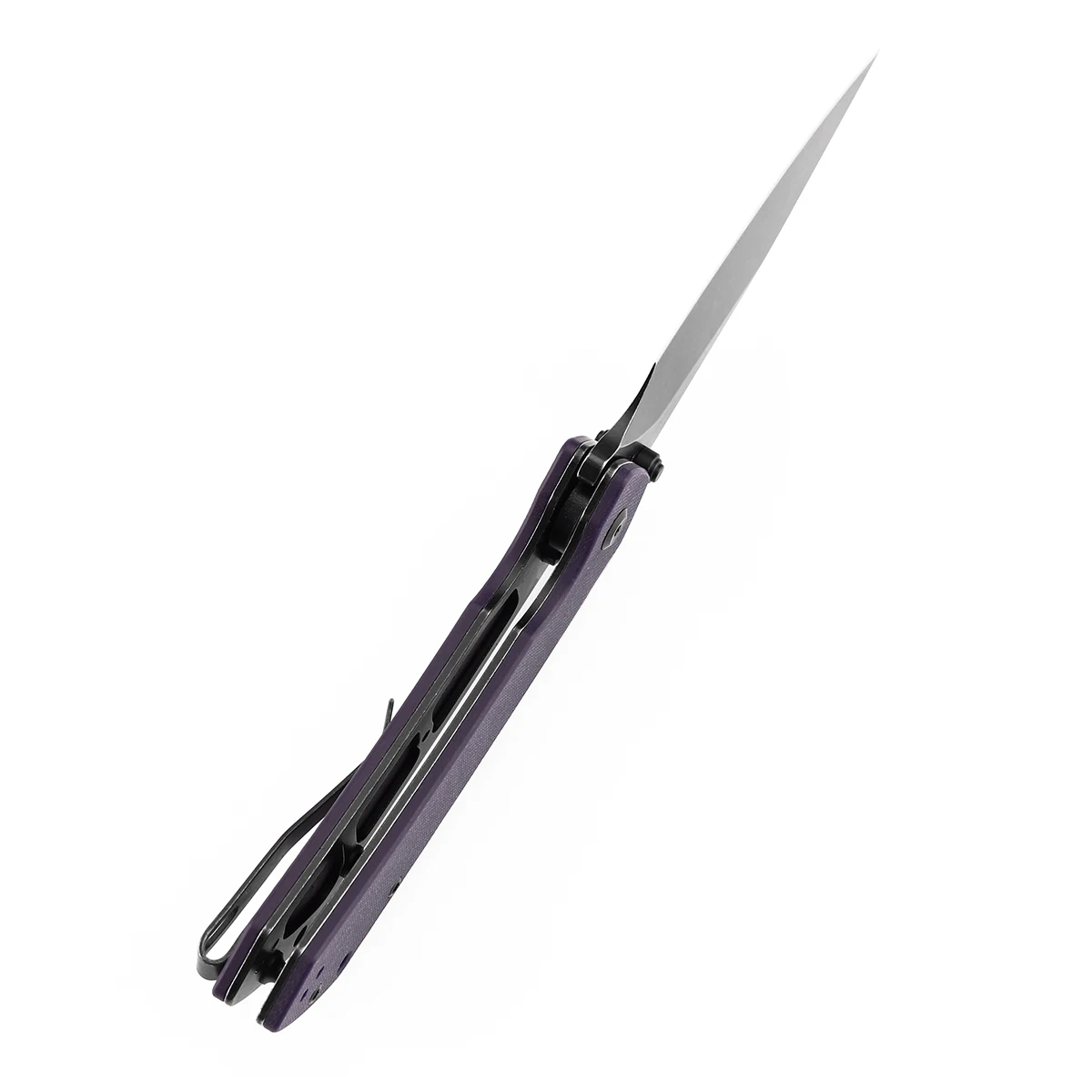 Cuchillo plegable Tenable Fenrir Blackwash hoja 14C28N G10 púrpura - imagen 4