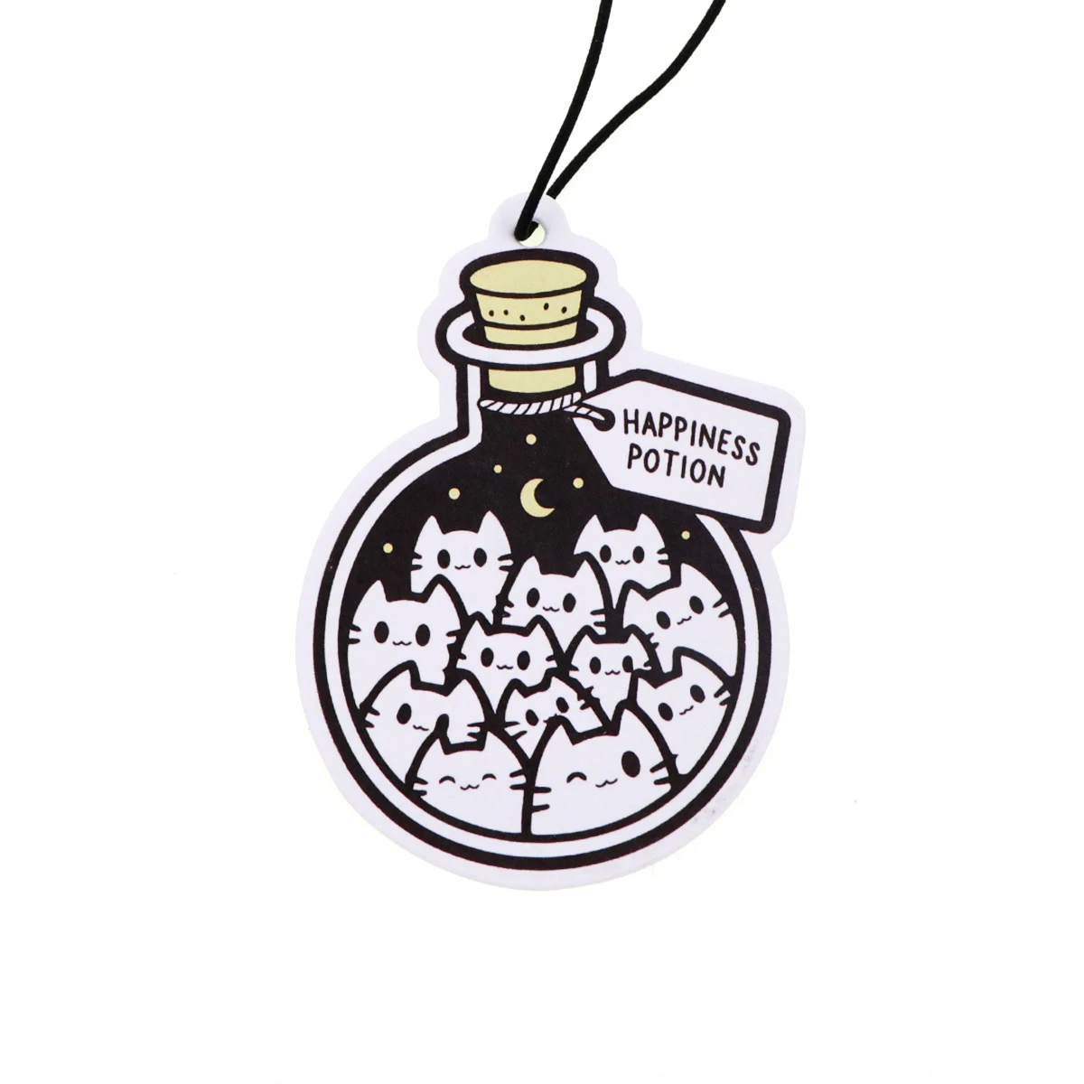 Ambientadores para coche con forma de gato, tabletas de aromaterapia para coche, decoraciones colgantes para espejo retrovisor, accesorios para coche, colgantes interiores - imagen 3