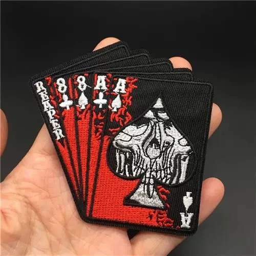 Parches de gancho y bucle bordados vikingos, insignia de moral de John Wick, brazalete táctico de soldado de caballero negro, pegatinas de tela para mochila - imagen 5