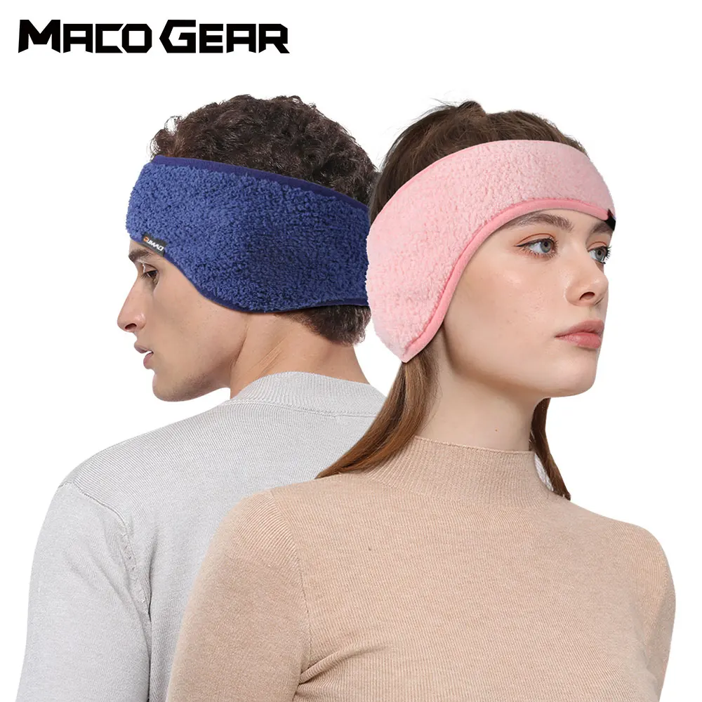 Diademas deportivas de invierno para hombre y mujer, Bandana cálida para la cabeza, cubierta para la oreja, accesorios para deportes al aire libre, Yoga, gimnasio, senderismo, Fitness, correr - imagen 2