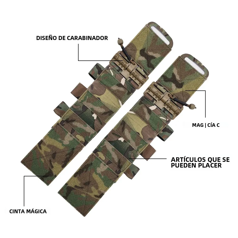 SINAIRSOFT-Chaleco táctico FCSK, cubierta de liberación rápida, portador de placa Universal, faja elástica, cubierta de cintura, chaleco, accesorios de engranaje - imagen 4