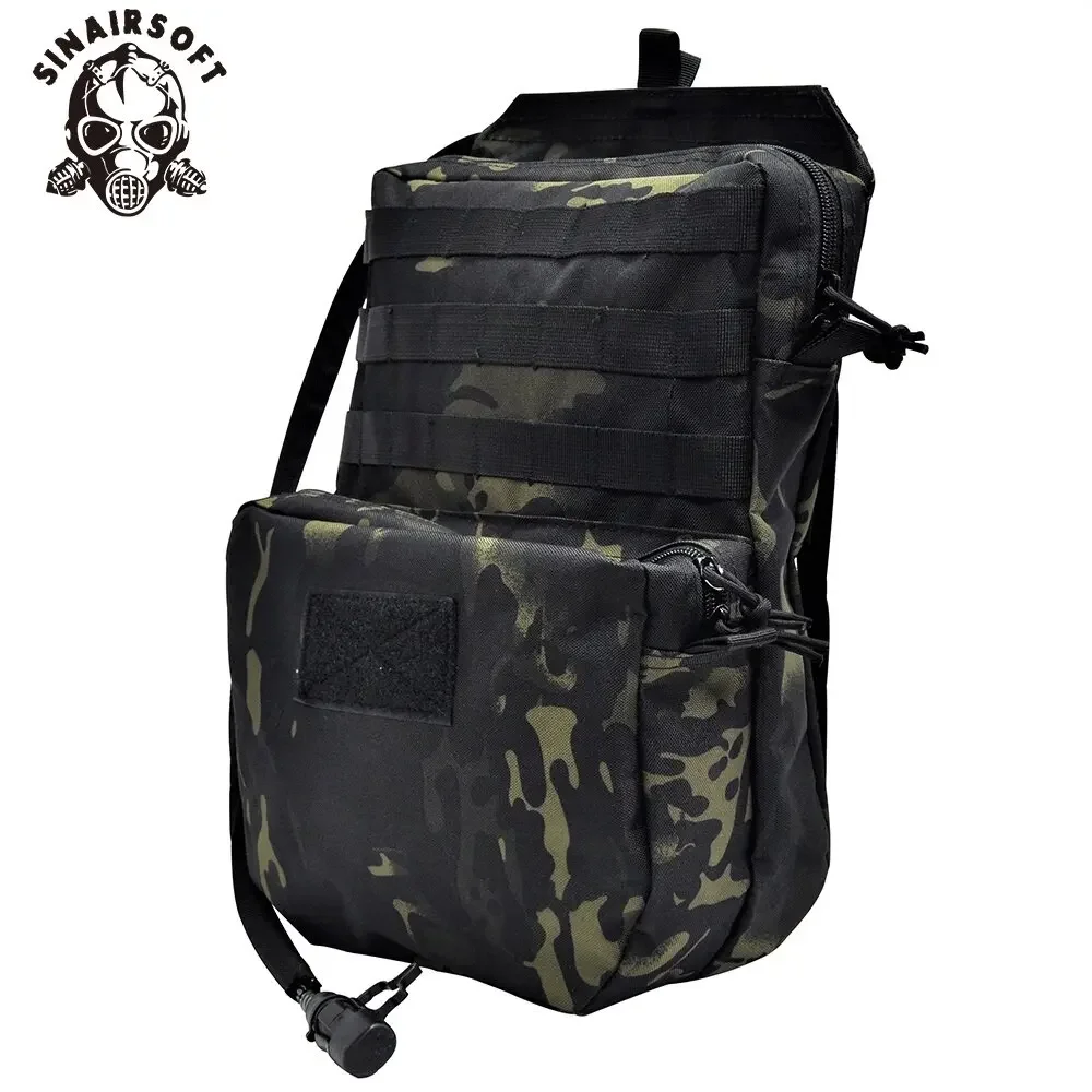 SINAIRSOFT Chaleco táctico MOLLE bolsa carga agua camping - imagen 3