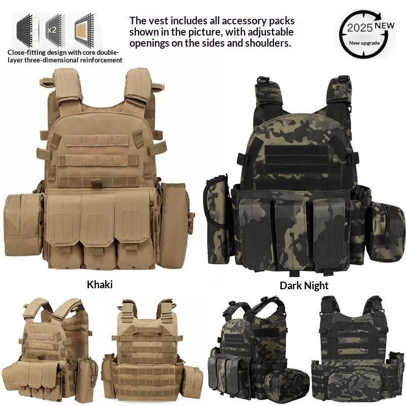 Chaleco táctico MOLLE camuflaje infantil para cosplay y juego de rol - imagen 4