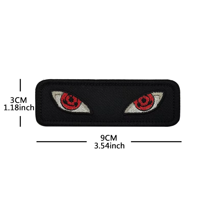 Parche táctico luminoso ojo de gato – Emblema moral para mochila - imagen 2