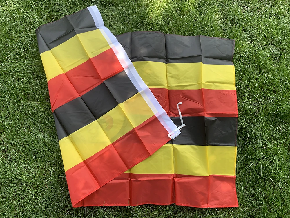 Bandera de SKY, bandera de Uganda, 90x150cm, telas de poliéster de alta calidad, banderas de Uganda colgantes, pancarta de decoración del hogar para interiores y exteriores - imagen 5