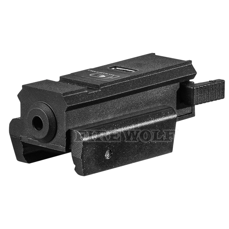 Mira láser táctica roja y verde, mira láser recargable por USB para Rifle, pistola, pistola Airsoft, puntero láser de tiro, 2025 - imagen 4