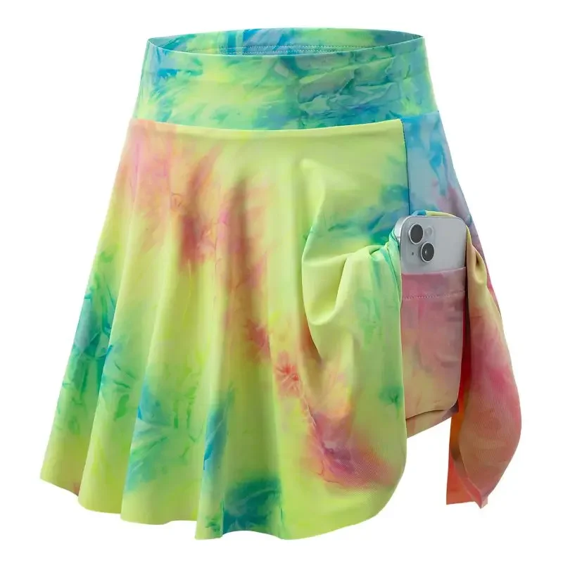 Vestido para niños, moda de verano, tenis al aire libre, faldas informales de béisbol con bolsillo para niñas, estudiantes, faldas deportivas para correr en la escuela - imagen 4